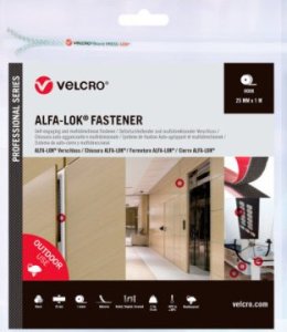 Organizer Velcro Taśma rzepowa VELCRO Alfa-Lok® 1m taśma rzepowa 25mm czarna 1