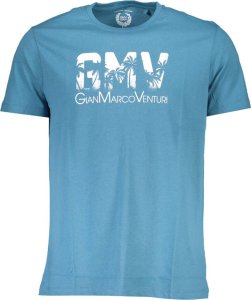 Gian Marco Venturi GIAN MARCO VENTURI T-SHIRT MĘSKI Z KRÓTKIM RĘKAWEM NIEBIESKI XL 1