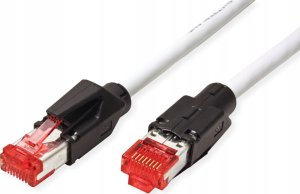 Datwyler DÄTWYLER S/FTP Kabel krosowy kat. 6 (klasa E), CU 7702 flex LS0H, Hirose TM21, szary, 10 m 2