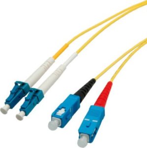 Rotronic Kabel światłowodowy duplex, SingleMode E9/125µm LC/SC, żółty, 7,5 m 1