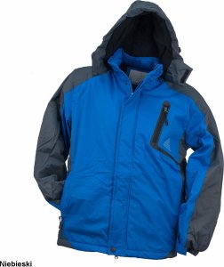 Kurtka męska URGENT KURTKA OCIEPLANA Y-263 - MĘSKA OCIEPLANA POLAREM - szary XL 4