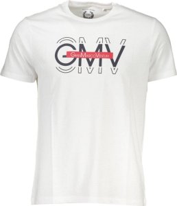 Gian Marco Venturi GIAN MARCO VENTURI MĘSKI T-SHIRT Z KRÓTKIM RĘKAWEM, BIAŁY XL 1