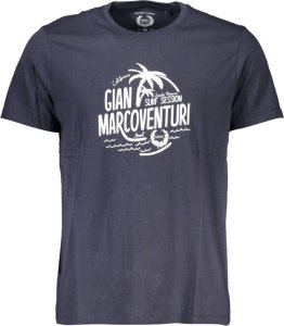 Gian Marco Venturi GIAN MARCO VENTURI T-SHIRT MĘSKI Z KRÓTKIM RĘKAWEM NIEBIESKI XL 1