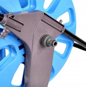 Geko Wózek do 60m węża ogrodowego/niebieski/(4) 12