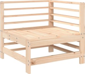 vidaXL 7-częściowy zestaw mebli ogrodowych, lite drewno sosnowe 3