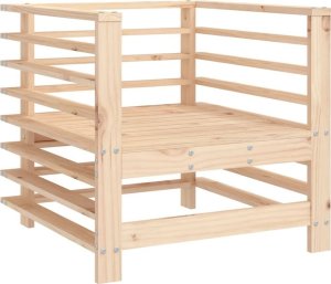 vidaXL 7-częściowy zestaw mebli ogrodowych, lite drewno sosnowe 5