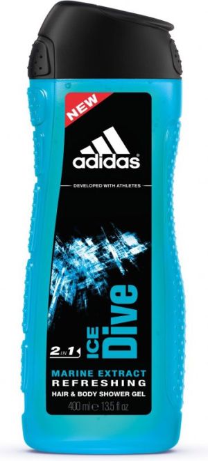Adidas Ice Dive Żel pod prysznic i szampon do włosów 2w1 250ml 1
