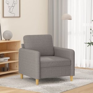 vidaXL Fotel, taupe, 60 cm, obity tkaniną Lumarko! 1