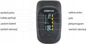 Pulsoksymetr Alfa JUMPER PULSOKSYMETR JPD-500D OLED 11