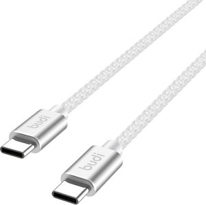 Kabel USB Budi Kabel USB-C do USB-C Budi 65W 1,5m (biały) 1