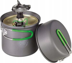 Optimus Optimus Crux Weekend cooking system, gas cooker (black/grey, with Weekend cooking set) 3