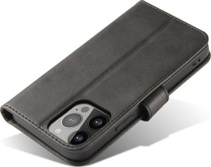 Hurtel Etui Magnet Case do Samsung S24 Ultra z klapką i portfelem - czarne 3