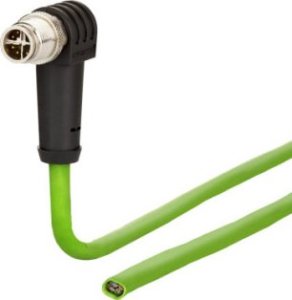 Triton Kabel połączeniowy METZ CONNECT M12-Męski 8-biegunowy kodowany X, kątowy, 1 m 1