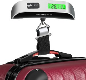 Tectake Zestaw walizek Cleo 4-częściowy z wagą bagażową - bordowy 5