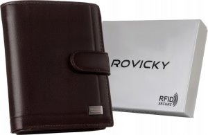 Rovicky Elegancki portfel męski ze skóry naturalnej - Rovicky NoSize 1