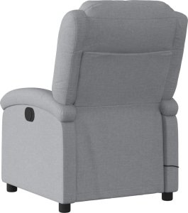 Triton Rozkładany fotel masujący, elektryczny, jasnoszary, tkanina 5