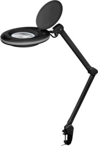 Lampka biurkowa Goobay Lampa lupa LED z zaciskiem, 8 W, czarny 1