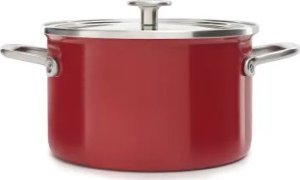 KitchenAid Garnek emaliowany z pokrywką 3,7L - czerwony / KitchenAid 1