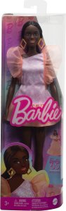 Lalka Barbie Mattel Fashionistas Wysoka lalka z czarnymi włosami (HRH14) 6