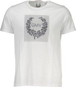 Gian Marco Venturi GIAN MARCO VENTURI MĘSKI T-SHIRT Z KRÓTKIM RĘKAWEM, BIAŁY XL 1