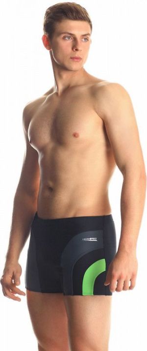 Aqua-Speed Spodenki pływackie SASHA rozmiar 3XL 138 czarny/szary/zieleń (44011) 2