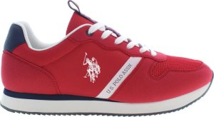 U.S. Polo Assn CZERWONE BUTY SPORTOWE MĘSKIE W NAJLEPSZEJ CENIE US POLO 44 1