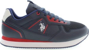 U.S. Polo Assn NIEBIESKIE MĘSKIE BUTY SPORTOWE US POLO NAJLEPSZA CENA 45 1