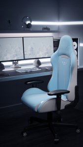 Fotel Diablo Chairs X-Starter niebieski 5