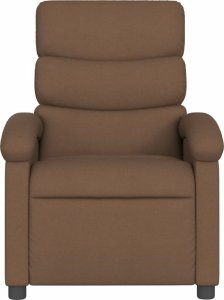 vidaXL vidaXL Elektryczny fotel rozkładany, brązowy, obity tkaniną 9