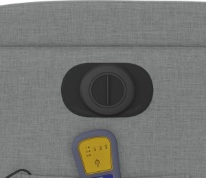 Triton Rozkładany fotel masujący, elektryczny, jasnoszary, tkanina 11