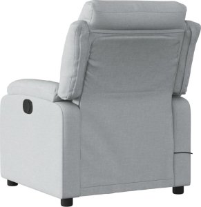 Triton Rozkładany fotel masujący, elektryczny, jasnoszary, tkanina 5