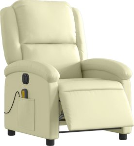 Triton Rozkładany fotel masujący, kremowy 3