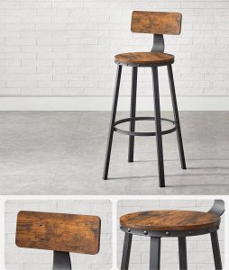 Leobert Taborety Barowe 2szt  - LBC026B01V1 5