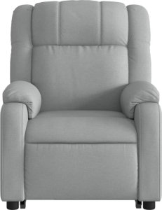 vidaXL vidaXL Podnoszony fotel masujący, elektryczny, rozkładany, jasnoszary 9