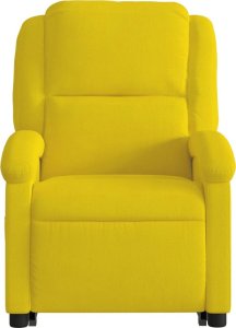 vidaXL vidaXL Podnoszony fotel masujący, elektryczny rozkładany, żółty 9