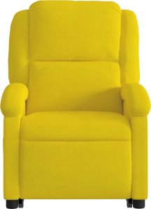 vidaXL vidaXL Elektryczny, podnoszony fotel rozkładany, żółty, aksamit 9