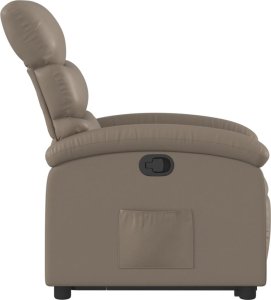 Triton Podnoszony fotel rozkładany, cappuccino, obity sztuczną skórą 10