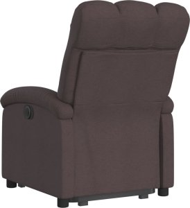 vidaXL Podnoszony fotel masujący, elektryczny, rozkładany, brązowy 4
