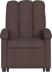 vidaXL Podnoszony fotel masujący, elektryczny, rozkładany, brązowy 8