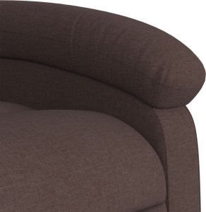 vidaXL Podnoszony fotel masujący, elektryczny, rozkładany, brązowy 10