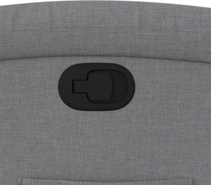 Triton Podnoszony fotel rozkładany, jasnoszary, obity tkaniną 12