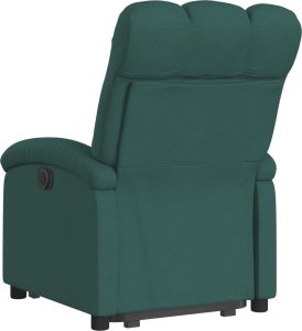 vidaXL vidaXL Podnoszony fotel masujący, elektryczny, rozkładany, zielony 4