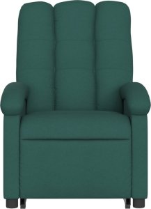 vidaXL vidaXL Podnoszony fotel masujący, elektryczny, rozkładany, zielony 8