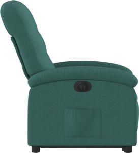 vidaXL vidaXL Podnoszony fotel masujący, elektryczny, rozkładany, zielony 9