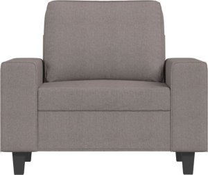vidaXL Fotel, taupe, 60 cm, obity tkaniną 3
