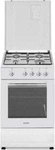 Kuchenka Simfer Simfer | Cooker | 4401SGRBB.1 | Hob type Gas | Oven type Gas | White | Width 50 cm | Depth 55 cm | 49 L 1