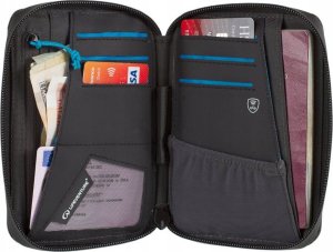 Lifeventure RFID Mini Travel Wallet, Recycled, Grey 3