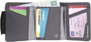 Lifeventure RFID Wallet, Recycled, Grey 3