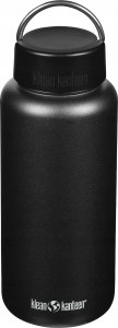 Klean Kanteen Kanteen Wide (mit Wide Loop Cap), 1182ml/40oz, Black 1