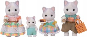 Figurka Epoch SYLVANIAN kocia rodzinka latte 05738 1